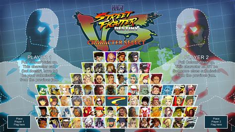 Street Fighter Character Select Screen