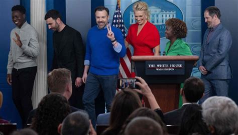 ‘ted Lasso Cast Visit White House