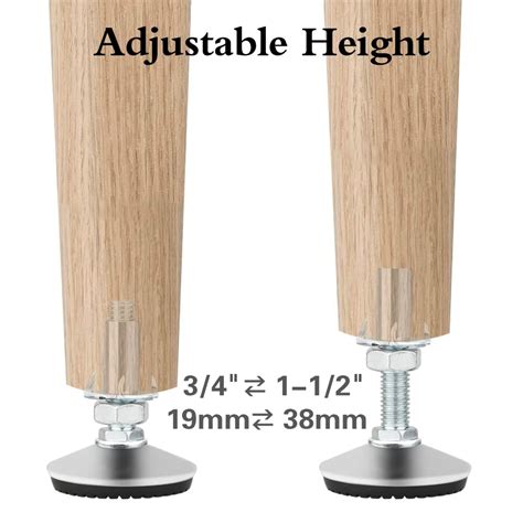 Buy 4 Set M10 Adjustable Leveling Feet Tahikem Heavy Duty Height