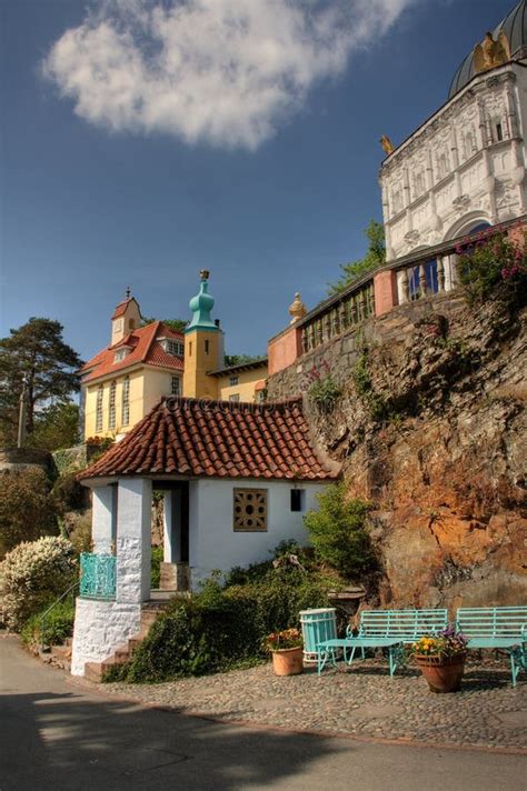 Portmeirion Village In Wales Stock Image Image Of Landmark Wales