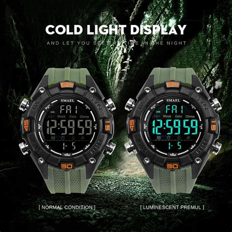 Buy SMAEL Waterproof Sport Watches LED Men Watch Big Military Watches