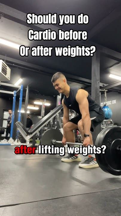 Should You Do Cardio Before Or After Weights Youtube