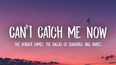 Olivia Rodrigo Can T Catch Me Now Lyrics From The Hunger Games