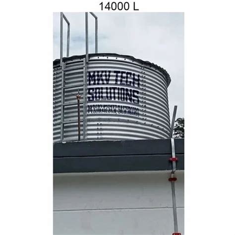 Mkv Tech Over Head Water Storage Tanks For Industrial At Rs