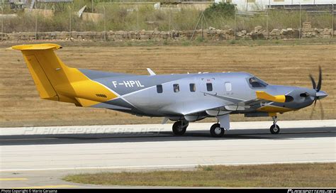 F Hpil Get Jet Pilatus Pc Ngx Pc E Photo By Mario Caruana