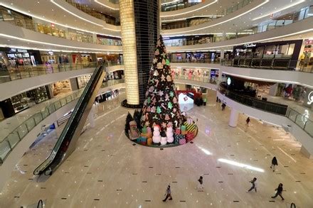 Christmas Decorations Inside Senayan City Shopping Editorial Stock