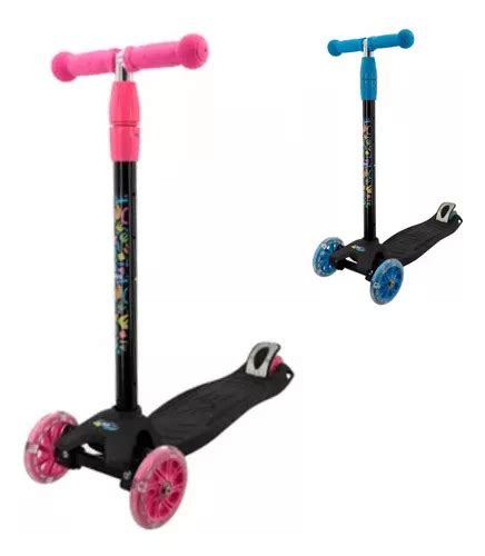 Patineta Scooter De Pie Funs Patinete Infantil 3 Rodas Luz Speedcolors