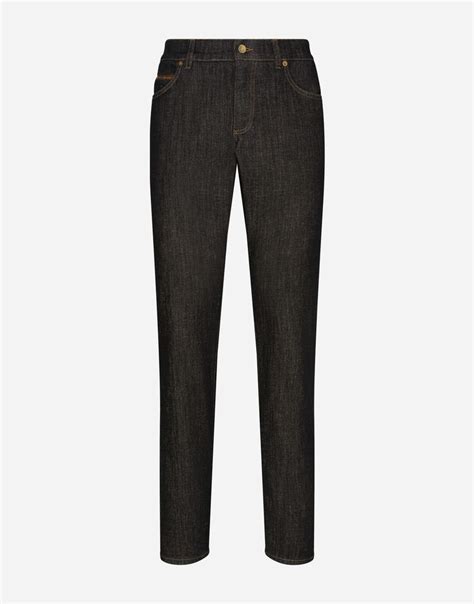 Slim Fit Blue Denim Jeans In Blue For Men Dolceandgabbana® Us