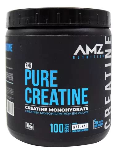 Creatina Monohidratada Pura 500g Amz 100 Serv MercadoLibre