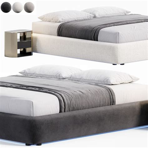 Modular Bed Frame (350762) 3D model - Download 3D model Modular Bed ...