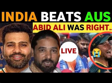 India Vs Australia Live India Beats Australia Pm Modi S Fan Abid Ali