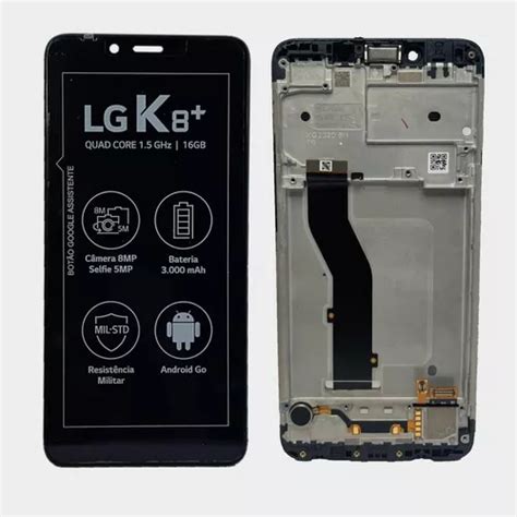 Frontal Lcd Touch Screen LG K8 Plus Lm X120 Bmw 100 Origi Frete grátis