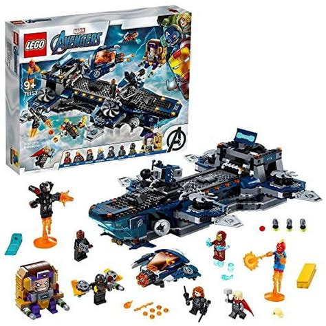 LEGO Marvel Avengers War Machine Helicarrier Set 76153 - Walmart.com