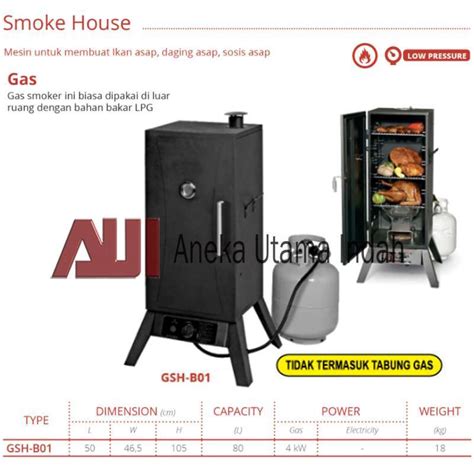 Jual Getra Gsh B Gas Smoke Mesin Pembuat Ikan Daging Sosis Asap