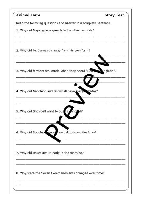 George Orwell "Animal Farm" worksheets | Made By Teachers