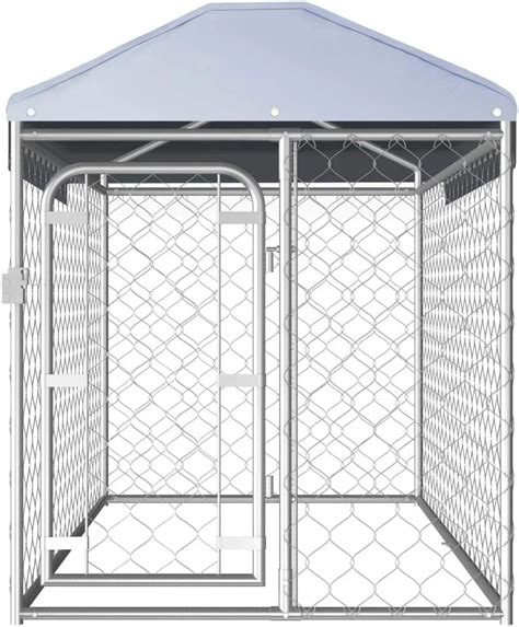 Large Outdoor Dog Kennel with Durable Roof (200x100x125cm) - Amerchant.com.au