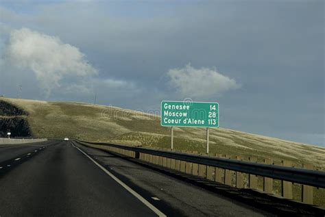 Us Highway 95 And 195 Stock Image Image Of Farmland 65307365