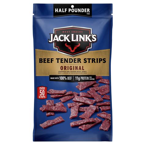 Jack Link S Tender Strips Original Beef Jerky Oz Walmart