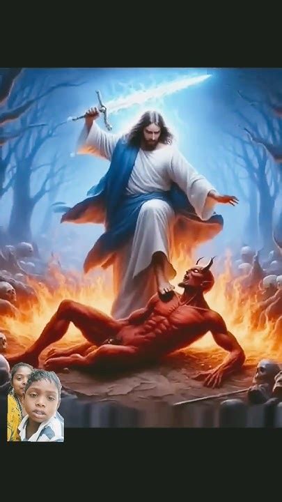 Jesus Vs Devil 😈jesus Vs Saithanjesusdevilshortloveusfe Youtube