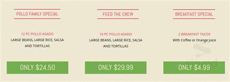 Pollo Salsa Menu In Carrollton Texas Usa