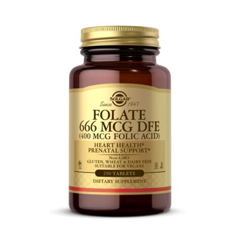 Solgar Folic Acid Mcg Tab Kwas Foliowy Witaminyswanson Pl