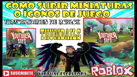 CÓMO HACER ÍCONOS Y PORTADAS PARA TU JUEGO DE ROBLOX YouTube