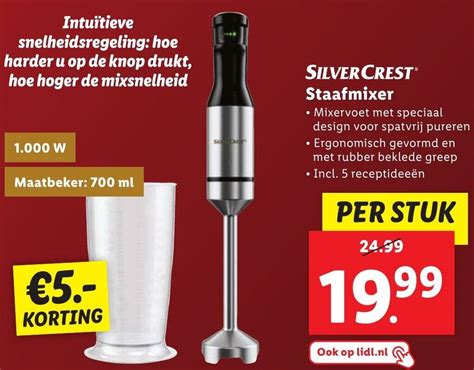 Silvercrest Staafmixer Aanbieding Bij Lidl