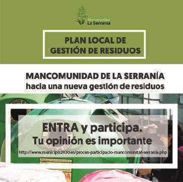 PLAN LOCAL DE GESTIÓN DE RESIDUOS Higueruelas