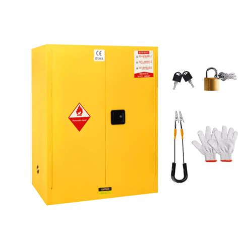 LINJI Domestic And Commercial Flammable Locker 30 Gallon 18 11 X 42