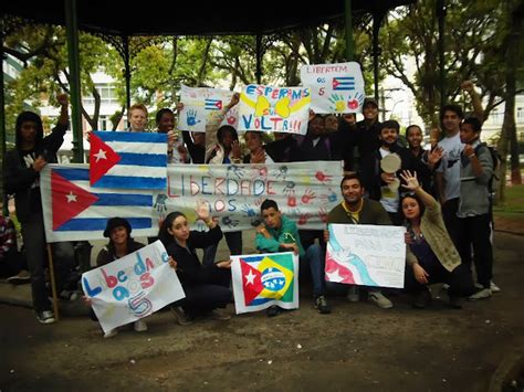 Asociación Nacional De Cubanos Residentes En Brasil José Martí Acto Realizado Hoy En