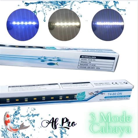 Jual Lampu LED Celup Tanning Aquarium Aquascape ROSSTON DAY NIGHT T4 80