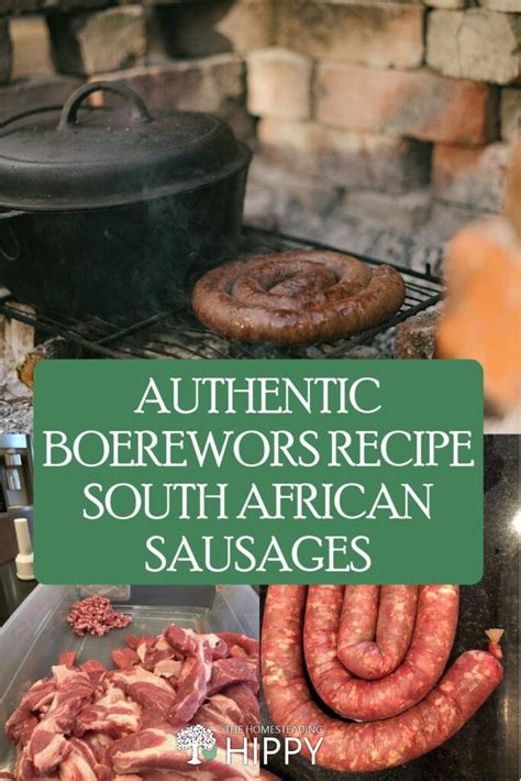 Authentic Boerewors Recipe South African Sausages