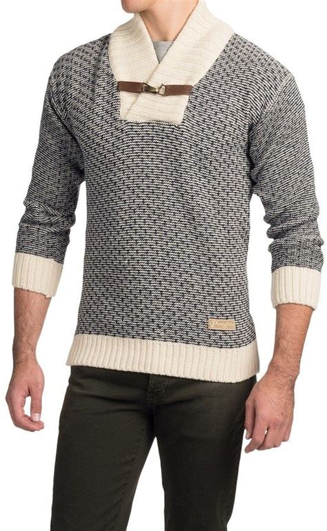 J G Glover Co Peregrine Buckle Nordic Sweater Merino Wool For