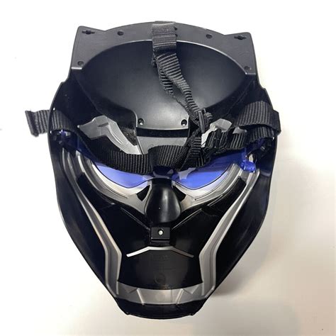 Marvel Avengers Black Panther Vibranium Power Fx Light Up Mask Cosplay