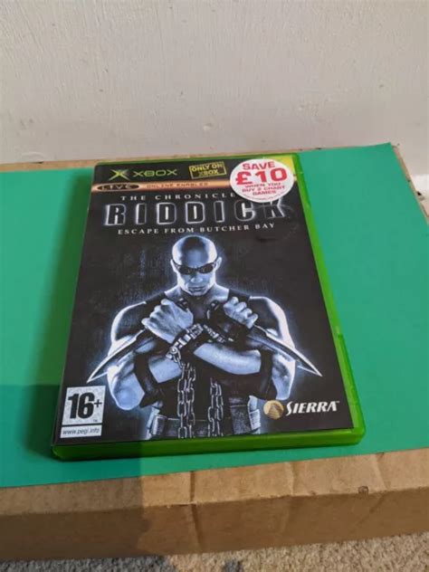 THE CHRONICLES OF Riddick Escape From Butcher Bay Microsoft Xbox