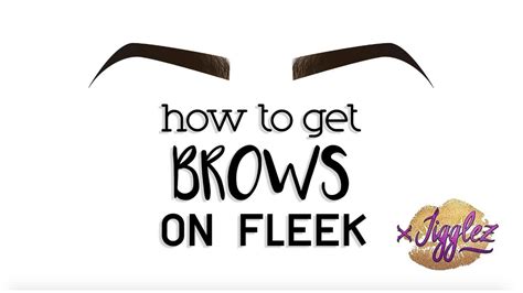 How To Get Perfect Brows Jigglez Beauty Youtube