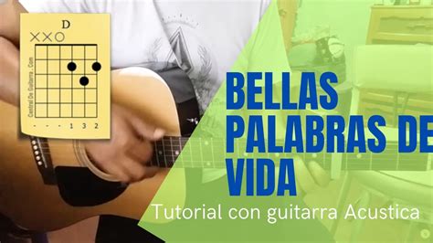 Bellas Palabras De Vida Acordes Tutorial De Guitarra YouTube