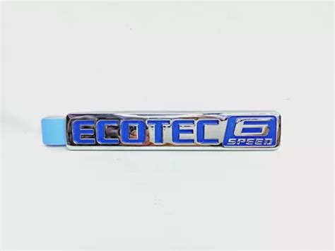 Emblema Tampa Traseira Ecotec Chevrolet Sonic Tracker Novo Frete Gr Tis