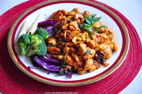 Thai Spicy Chicken With Cashew Nuts Recipes R Simple