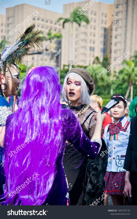 Drag Queens Taipei Lgbtqia Pride Taiwan Stock Photo 1497273116