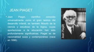 Teor As Del Desarrollo De Piaget Ppt