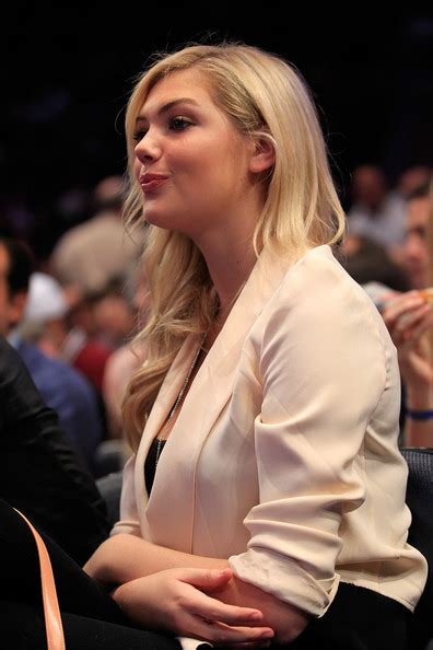 Kate Upton At The New York Knicks Vs Orlando Magic Game