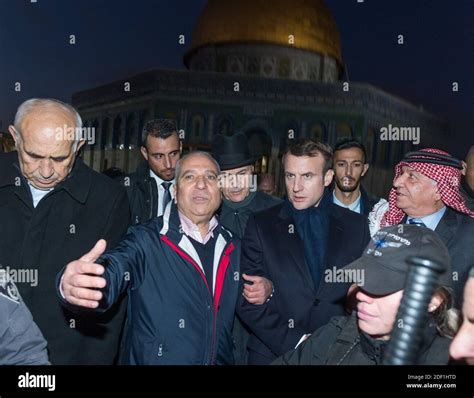 French President Emmanuel Macron Visits Al Aqsa Compound In Jerusalem S