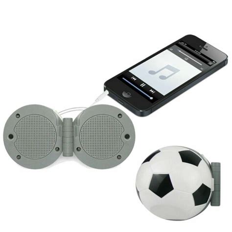 Vibe Sound Folding Sports Fan Stereo Speaker Soccer Ball Ebay