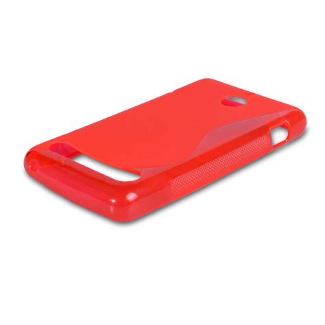 Caseflex Sony Xperia E Silicone Gel S Line Case Red