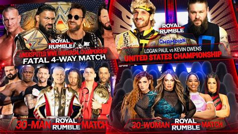 Wwe Royal Rumble 2024 All Matches And Participents Roman Reigns Cody