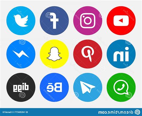 Facebook And Twitter Icons Vector at Vectorified.com | Collection of ...