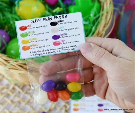 Jelly Bean Prayer Printable Easy Diy Easter Treat