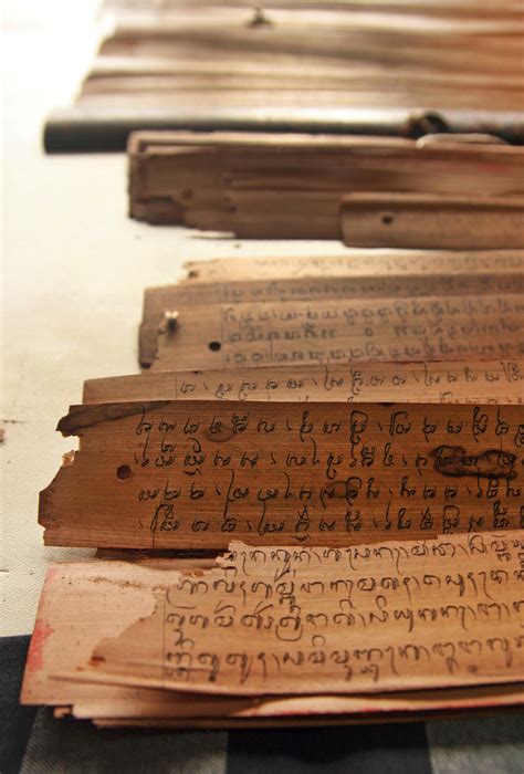 Balinese Palm Leaf Manuscripts Denpasar Bali Indonesia Flickr