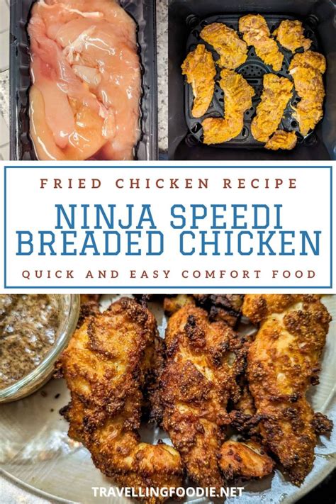 Ninja Speedi Breaded Chicken Easy Crispy Chicken Recipe Travelling Foodie